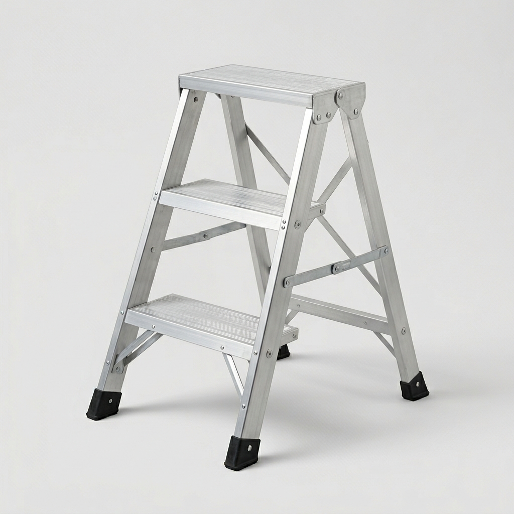 Aluminium Folding Step Platform (2–3 Tread)