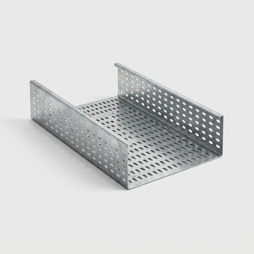 Perforated Steel Cable Tray (Hot-Dip Galvanised, 50 mm Depth)