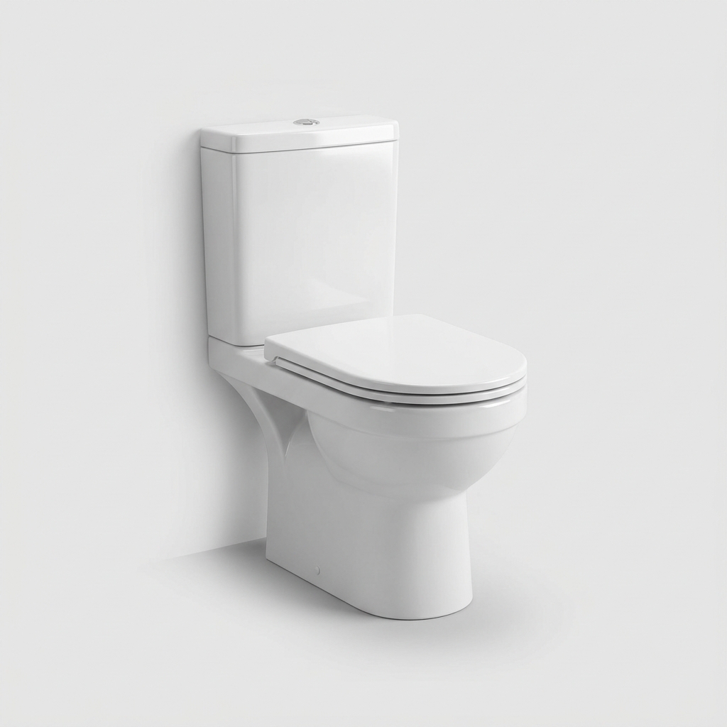 Vitreous China Back-to-Wall WC Suite (Commercial / Hotel Grade)