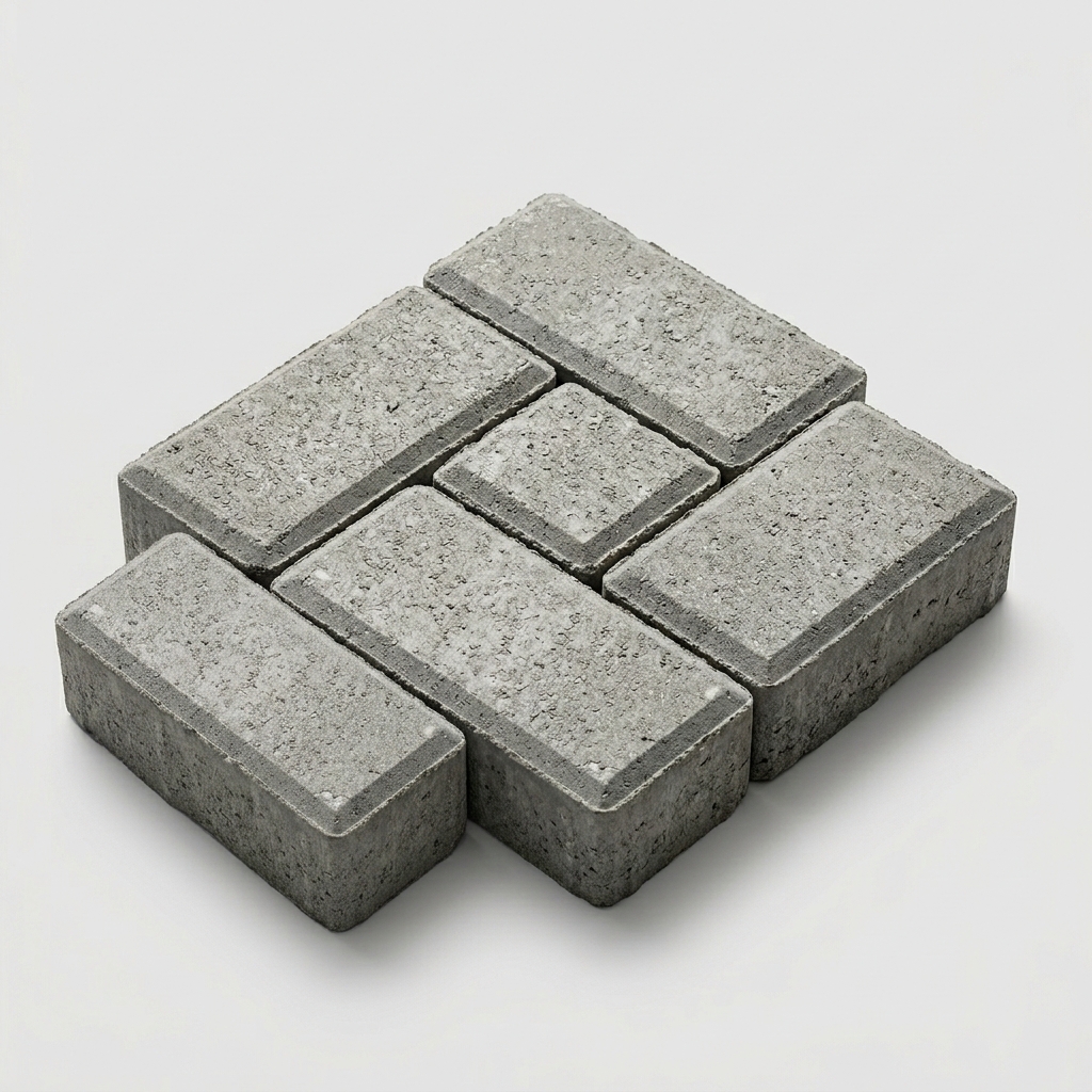 Concrete Interlocking Paver Block (60–80 mm)