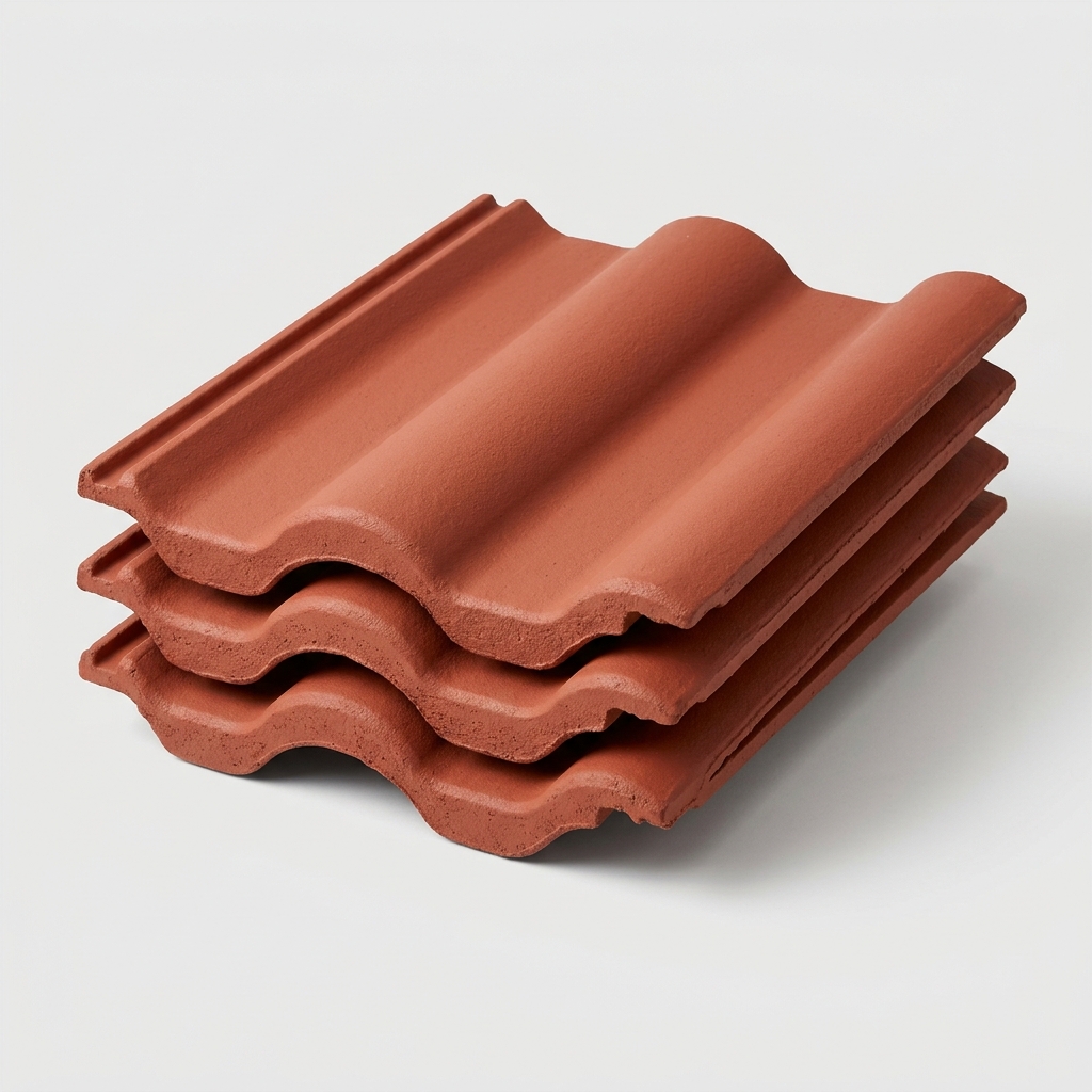 Fibre Cement Roof Tile (Shera-Type, Roman / Trilon Profile)