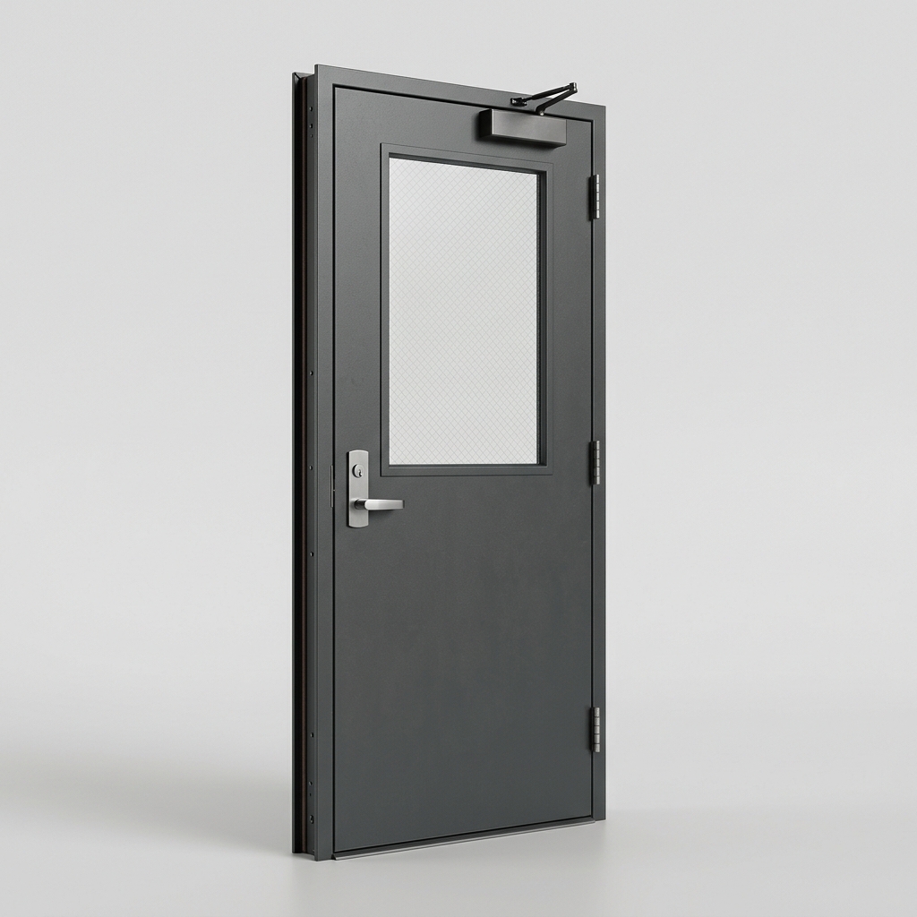 2-Hour Fire-Rated Doorset (Steel Frame)