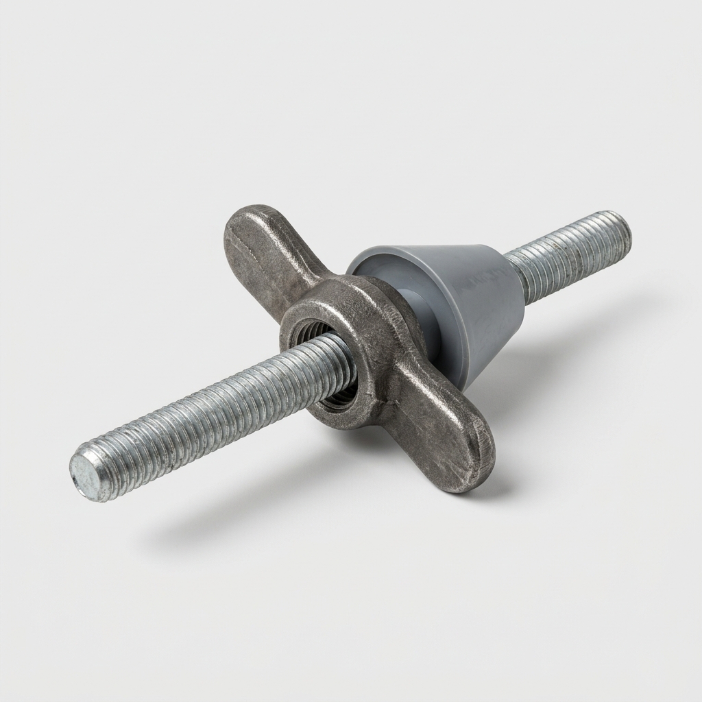 Formwork Tie Rod with Wing Nut and Cone
