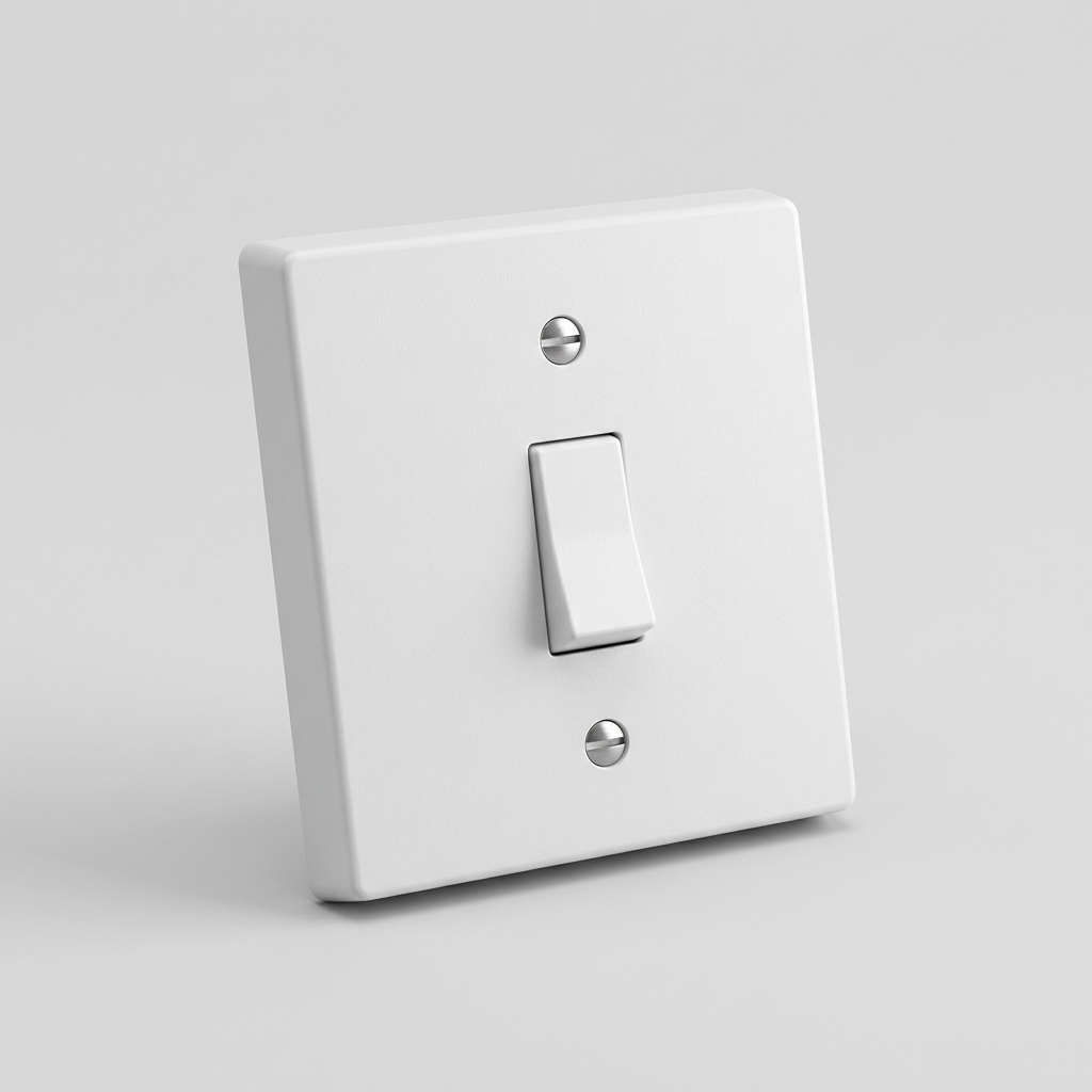 Light Switch 1-Gang 1-Way (250 V / 10 A or 13 A)
