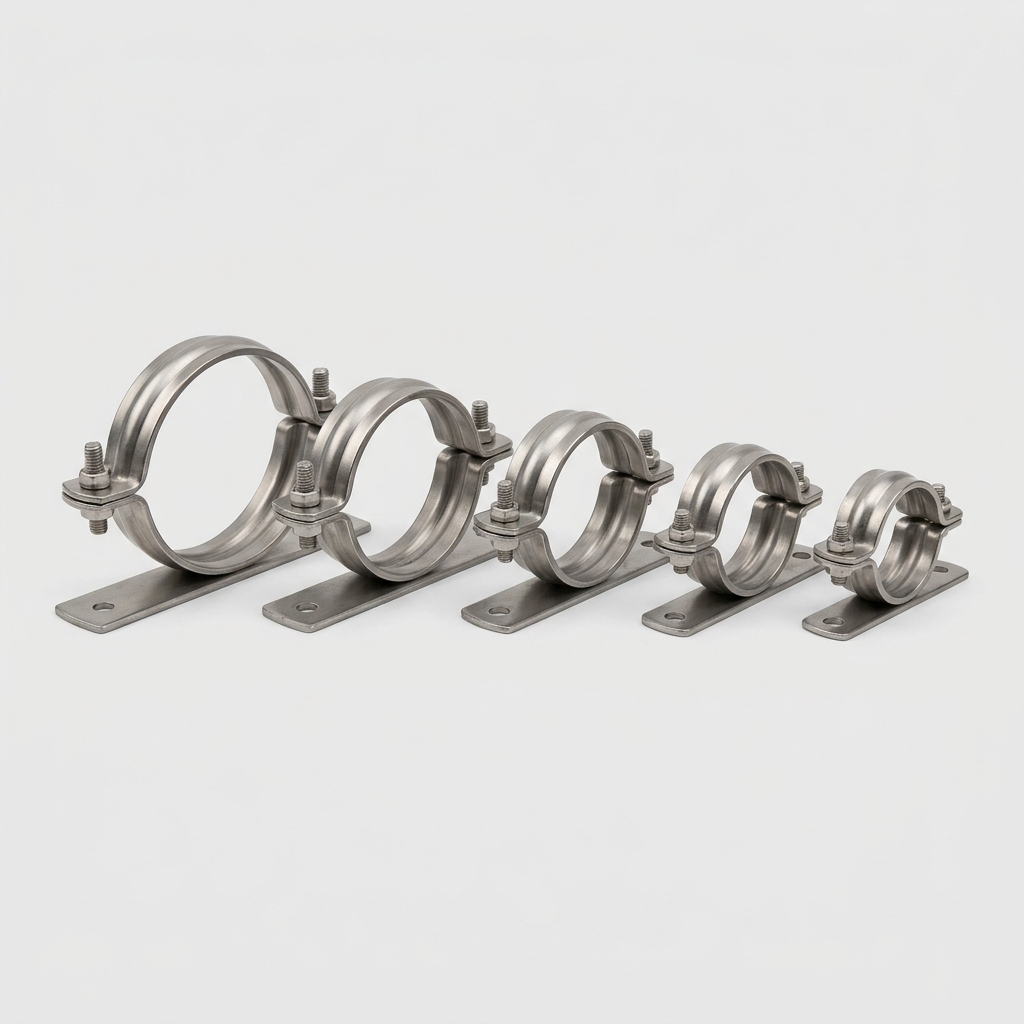 Stainless Steel Pipe Clamp (for uPVC / PVC Pipe)