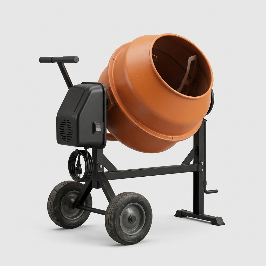 Portable Concrete Mixer (Drum Mixer)