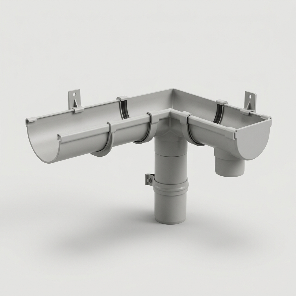 uPVC Rain Gutter System