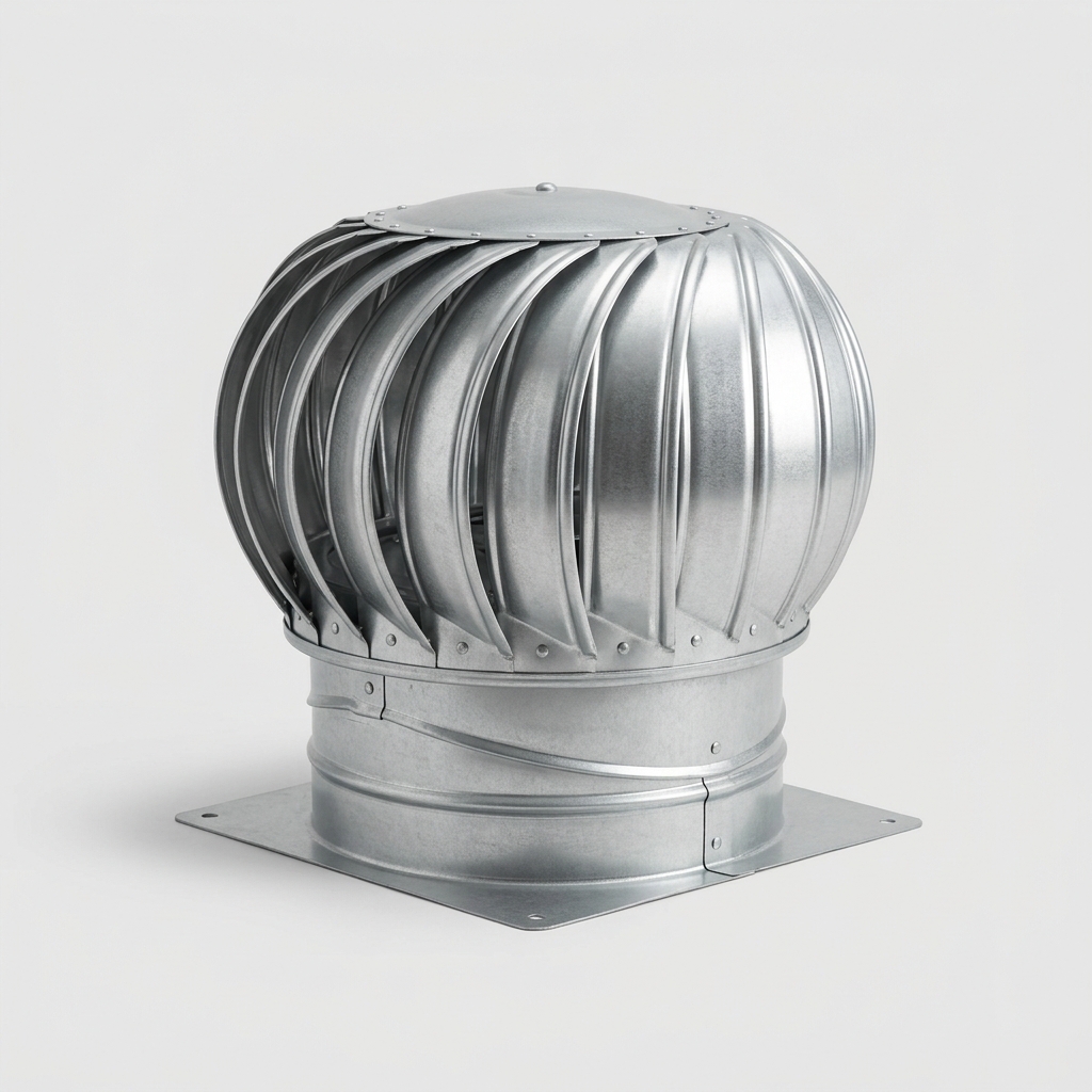 Wind-Driven Turbine Ventilator (Whirlybird)