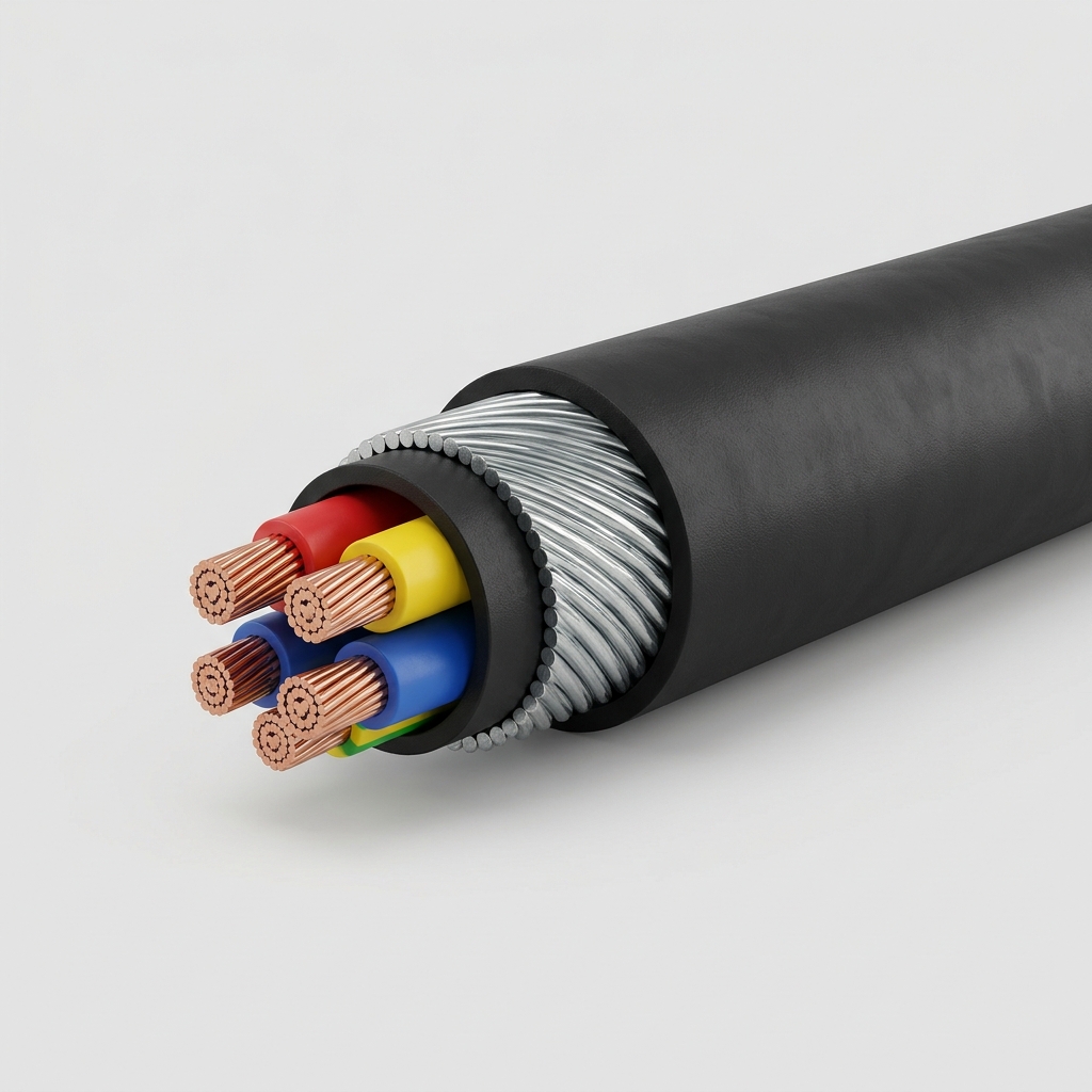 XLPE/SWA/PVC Armoured Power Cable 0.6/1 kV