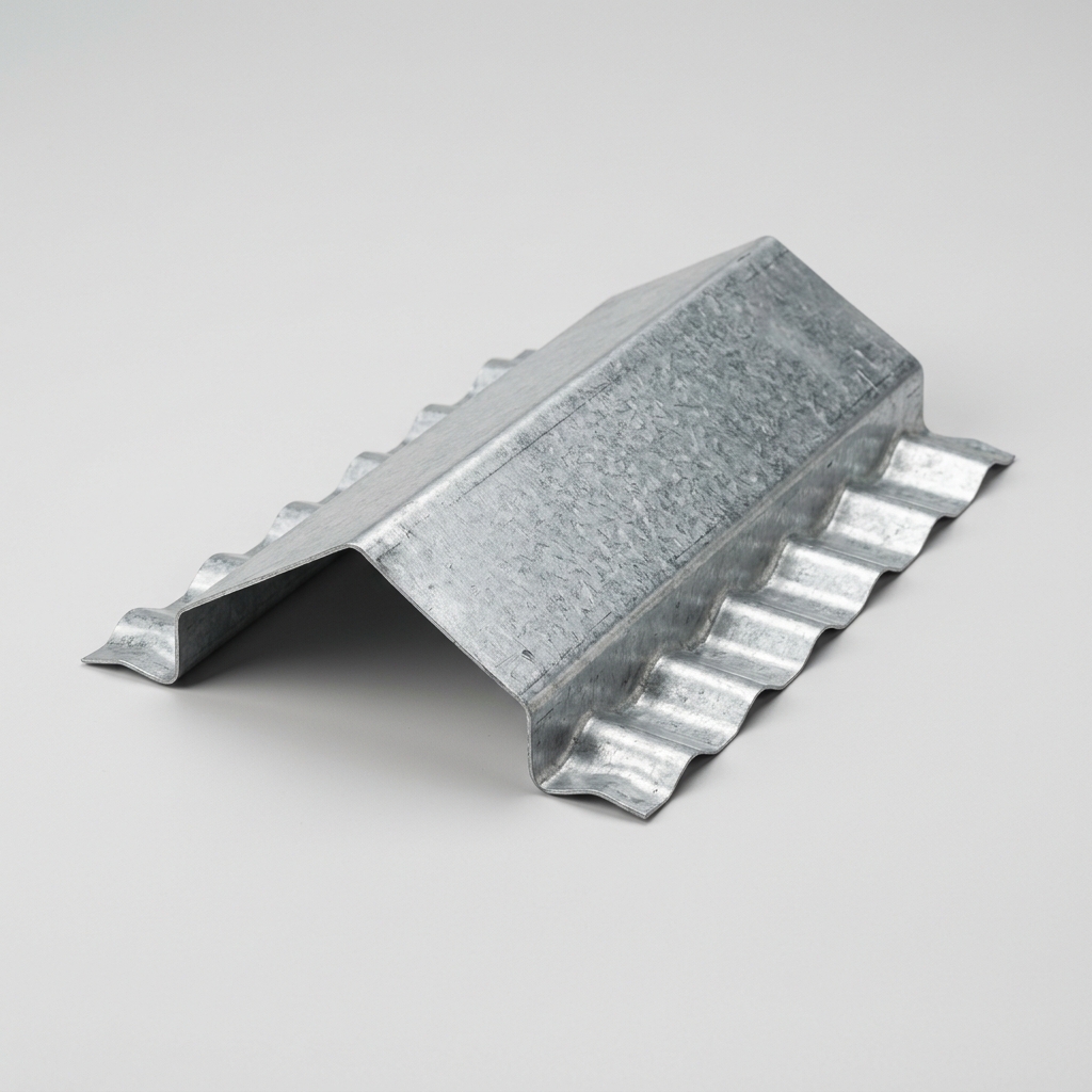 Zinc / GI Metal Deck Ridge Capping